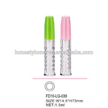 2015 Unique New Style empty Clear 1.5ML Long Lip Gloss Tube